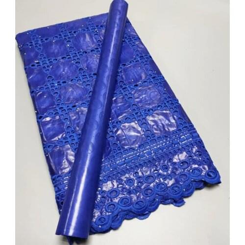 100% cotton swiss voile lace fabric with perfume and stones newest nigerian bazin laces fabrics 2.5+2.5 yards for sewing