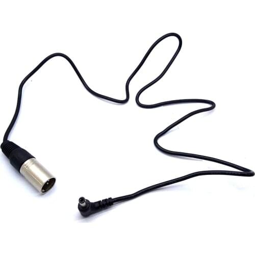 50CM DTap-4PXLR D Tap 4-Pin XLR Power Adapter Cable Male Connector 4-Pins to DC 5525 Right Angle for Camera Camcorder