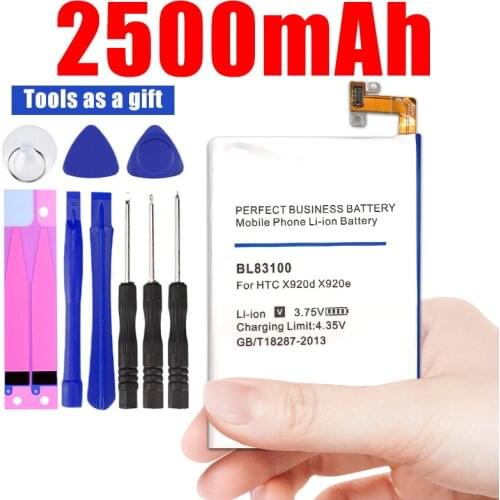 2500mAh BL83100 Battery for HTC X920e X920d Butterfly Droid Dna Htl21