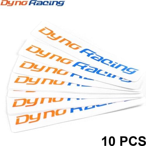 Dynoracing 130MM*25MM Car stickers Car Styling 10PCS/PACK