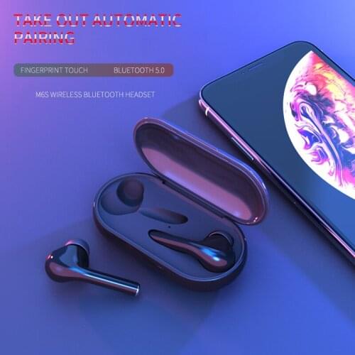 Bluetooth V5.0 Touch operate Headset TWS True Wireless Dual Earbuds Bass Sound For Huawei Xiaomi Iphone Samsung Mobile Phone