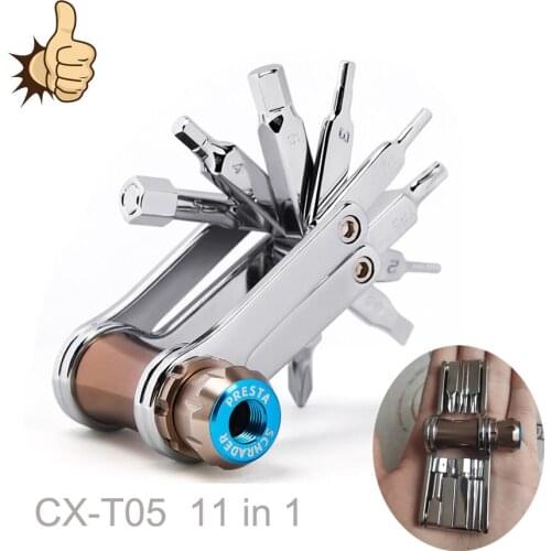 Cxwxc 11 In 1 Multifunction Bicycle Repair Tools Hand Folding Kit Hex Spoke Cycling Screwdriver Tool Mtb Mountain Cycling Bike
