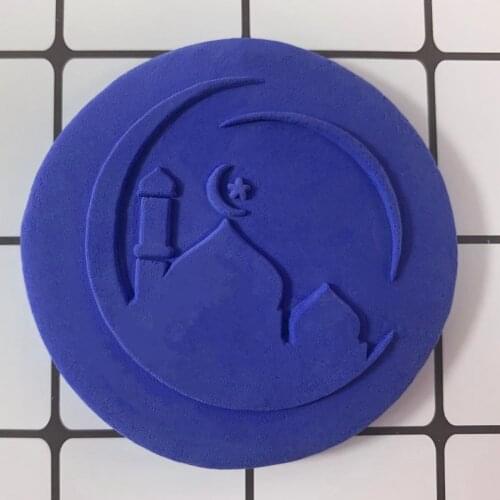 Ramadan Cookies Mold custom Lovely Stereoscopic pattern Stamper Mark Relief Decoration Acrylic seal Model Baking