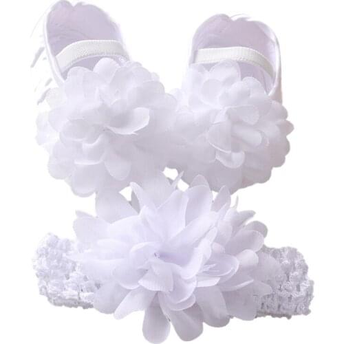 Baby Girls Cotton Shoes Princess Flower Toddlers Prewalkers Infant Soft Bottom First Walker 0-18M Kid Shoes