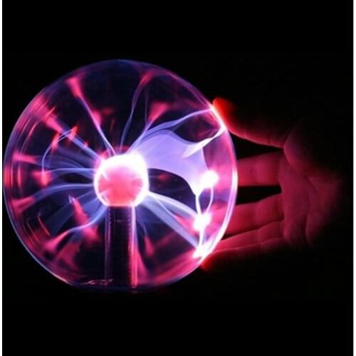 ICOCO Top Kwaliteit 3 Inch Magic USB Plasma Ball Sphere Licht Magic Plasma Ball Crystal Licht Transparante Lamp Woondecoratie