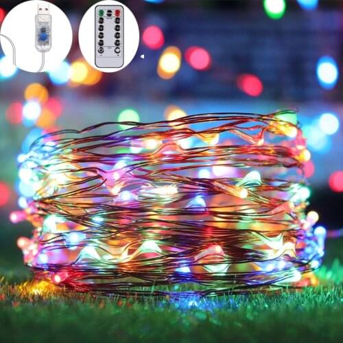 ISHOWTIENDA LED String Lights With Transparent Wire