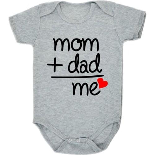 Baby Girl Clothes Bodysuit for Newborns Boys Letter Short Sleeve Bodysuit Baby Romper Onesie Rompers Infant Overalls For Kids