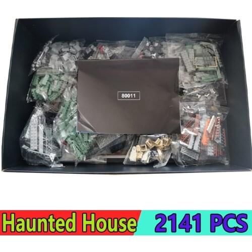Movies Series Building Blocks Haunted House Compatible 10228 2141PCS Bricks Kids Toys Birthday Gifts