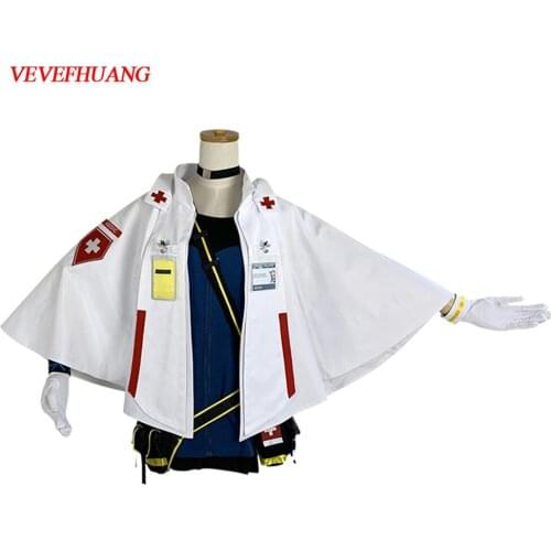 VEVEFHUANG Game Arknights Sussurro Cuora Cosplay Costume Full Set Custom Made Women Girls Halloween Carnival Costumes