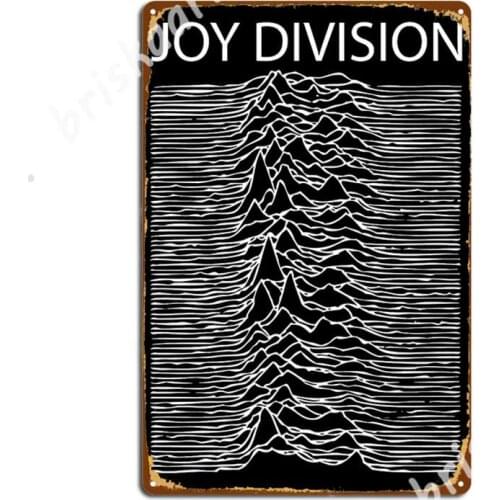 Joy Division 2 Metal Signs Wall Cave Plaques pub Garage Printing Tin sign Posters