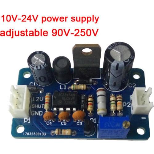 DYKB DC 12V-24V TO 170V 90V-250V DC boost High Voltage Power Supply Module For Nixie Tube Glow clock Tube Magic Eye 3845