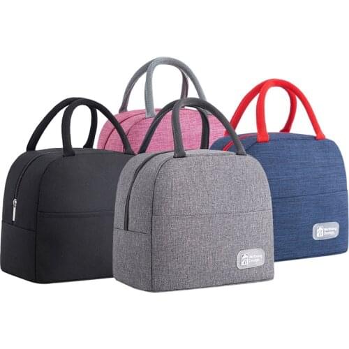 Portable Lunch Bag Thermobag Waterproof Thermal Dinner Tote Bags Women Picnic Box Pouch Container School Food Storage Bag