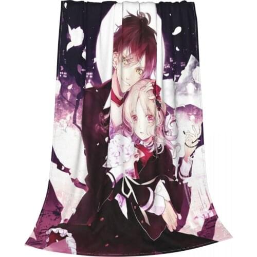 Diabolik Lovers Blankets Flannel Winter Comics Breathable Super Warm Throw Blanket for Bedding Bedroom Rug Piece