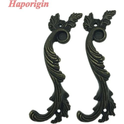 Antique Cabinet Drawer Handle Bronze Jewelry Box Knobs Furniture Wardrobe Cupboard Closet Dresser Pulls ShoesBox Cabinet Handles