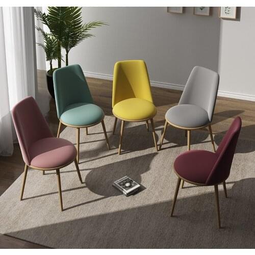 Nordic ins net red chair home bedroom desk stool simple dressing table makeup chair casual backrest dining chair