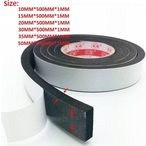 5M Foam Rubber Sealing Strips for The Door Adhesive Window Dustproof Tape Sound Proof Noise Reduction Door EVA Draft Stopper