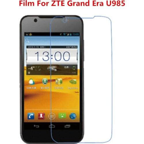 1/2/5/10 Pcs Ultra Thin Clear HD LCD Screen Protector Film With Cleaning Cloth Film For ZTE Grand Era U985/V985