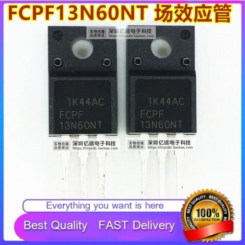 10Pcs/Lot New Original FCPF13N60NT 13N60 Field Effect Transistor TO220F 600V13A DIRECT PLUG PACKAGE Good Quality