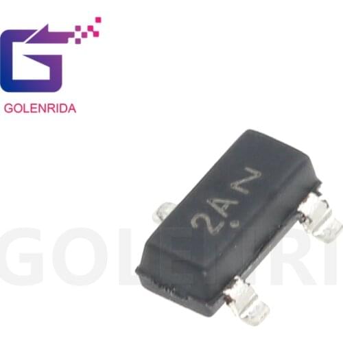 100pcs/lot 2N3906 MMBT3906 MMBT3906LT1B 2A SOT-23