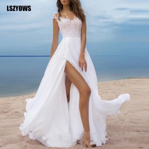 White Lace Patchwork Long Dresses 2021 Women Sleeveless Backless Lace Up Sexy Wedding Party Dress Elegant High Split Maxi Dress