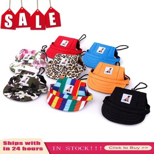 Teddy Duck Tongue Hat Dog Outdoor Baseball Cap Sports Windproof Sunscreen Hatspet Beret Puppy Clothes Accessories Pet Supplies