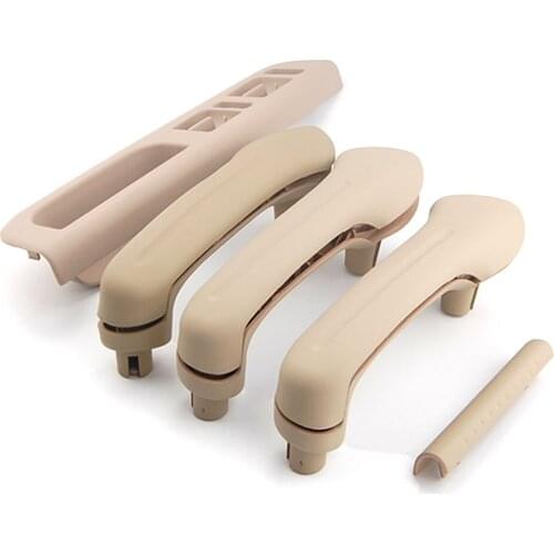 BBQ@FUKA 5x Car Interior Grab Door handles+ Cover window Switch Bezel Trim Kits Fit For VW Golf MK4 Jetta 1999-2004