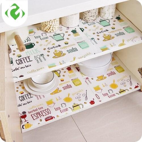 Pad of paper printing ambry drawer with thick moistureproof mat paper stickers kitchen closet pad shoe mat Self-cutting Cute PET