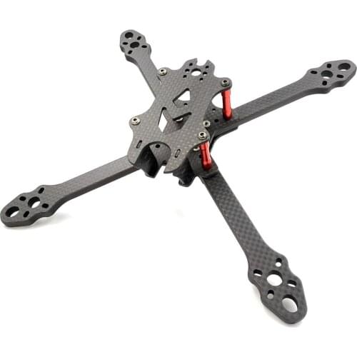 AlfaRC Raptor TX 5/6/7 Inch 6mm Carbon Fiber FPV Freestyle True X Quadcopter Frame kit RC Drone Support 5030 5045 5145 Propeller