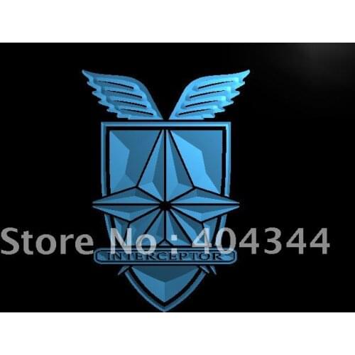 LC168- Mad Max Interceptors Badge LED Neon Light Sign home decor crafts