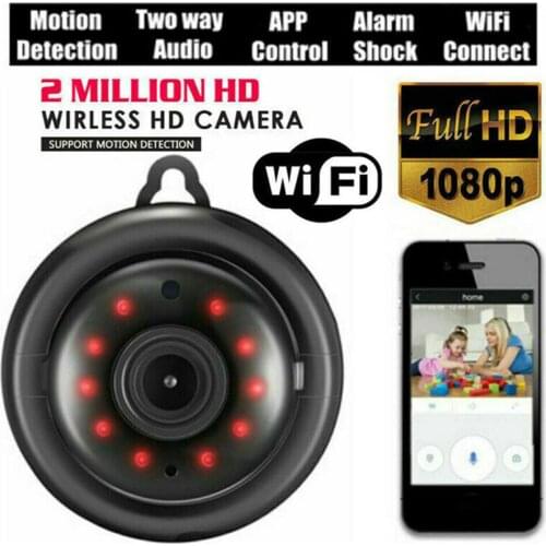 V380 Mini Camera Wifi 1080P HD IP Camera Wireless CCTV Infrared Night Vision Motion Detection Audio Motion Tracker Home Security