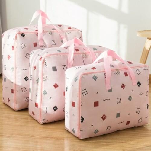 Oxford Clothes Quilts Storage Bag 3 Pcs/Set Clothing Luggage Organizador Waterproof Storage Bag Large Capacity Kid Toy Organizer