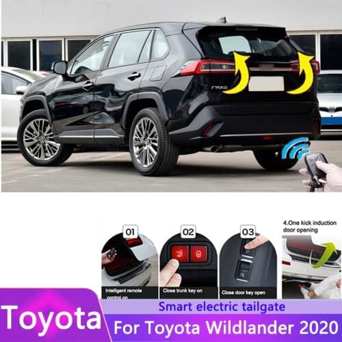 Electric Tailgate Refitted For Toyota Wildlander 2020 Tail Box Intelligent Electric Gate Door Power Operated Trunk Decoration
