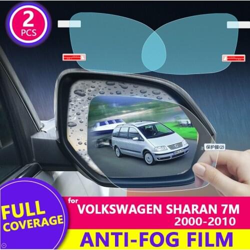 Rain Film Full Cover Rearview Mirror Clear Anti-Fog Rainproof for Volkswagen Sharan 7M 2000-2010 Stickers Car Accessories Goods