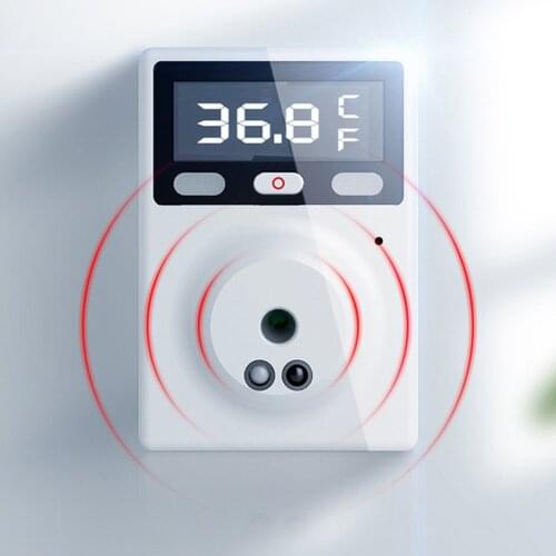 K1 Mini Portable Wall Mounted Infrared Automatic Induction Thermometer No Contact Precise Thermodetector
