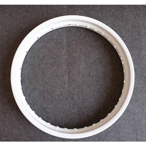 Retro Modified White Rims for Motorcycles 1.6-17 1.85-17 Swap 18 2.15-17 Plus 18 Full Size