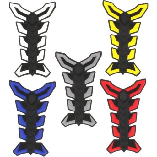 TAKPART 3D Rubber Tank Pad Protector Gas Oil Fuel Decal Sticker Motorcycle ATV Vehicles