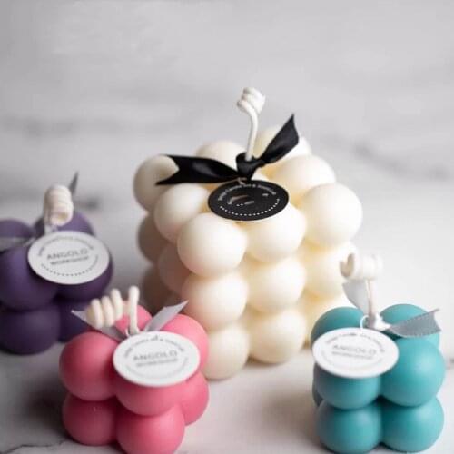 3D Magic Shape Silicone Candle Mould Aromatherapy DIY Wax Soap Handmade Candle Material Resin kit Making Supplies New velas