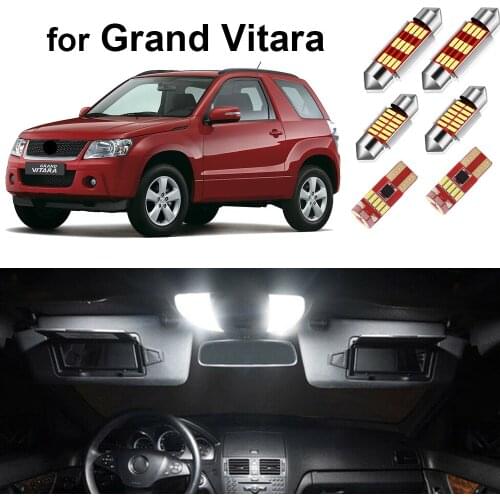 Canbus LED Interior Light Kit For Suzuki Vitara For Grand Vitara MK2 MK3 M4 1998-2016 2017 2018 2019 2020 Dome Map Trunk
