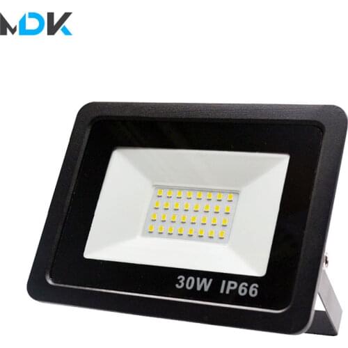 LED Floodlight 30W Ultra Thin Led Flood Light Spotlight Outdoor 220V 230V IP66 OutdoorWall Lamp Flood Light