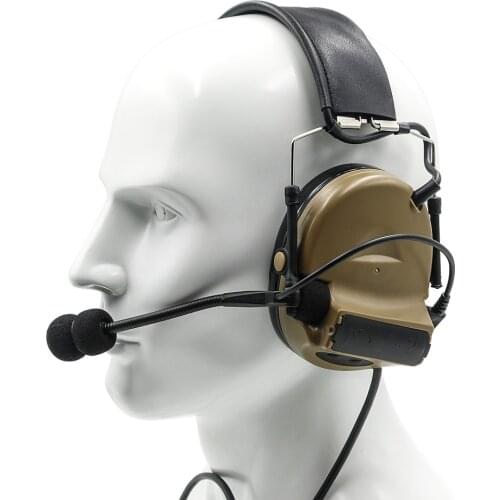 Tactical electronic shooting noise reduction PELTOR COMTAC II headset hearing protection protective earmuffs comtac ii headset
