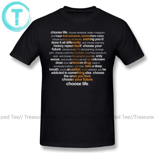 Trainspotting T Shirt Trainspotting 2 T-Shirt Printed Short Sleeves Tee Shirt 100 Cotton XXX Man Casual Fun Tshirt