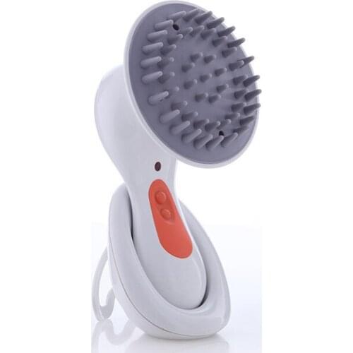Waterproofing Head Massager Handheld Electric Scalp Mini Head Massager Vibrating Hair Brush Tens Machine