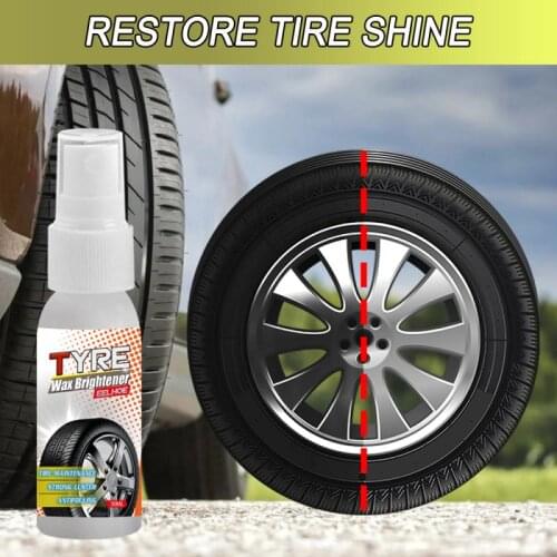Waxing Care 30ml Automotive Tire Wax Brightener Tire Maintenance Cleaning Retreading Agent Care Wax Agent Car Accessories TSLM1