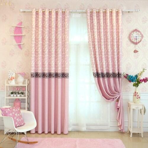 New In 2021 Modern Simple Jacquard Shading Drapery Fabric Curtains for Living Room Bedroom Dining Room Chinese Style Curtains