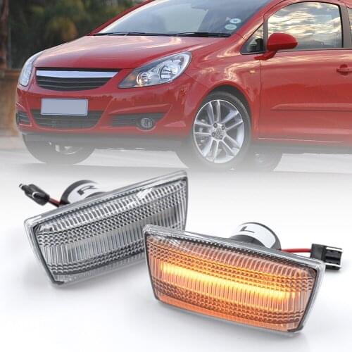Amber LED Turn Signal Side Marker Light for Opel Buick Vauxhall Holden Cabrio Cascada 13-19 Opel Vauxhall Corsa D (S07) 3D 07-14