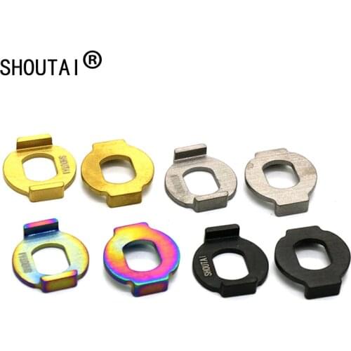 1Pair Bike TC4 Titanium Alloy Rear Axle Gasket For Brompton Internal Shift Gasket Hub Anti-drop Gasket Bicycle Accessories