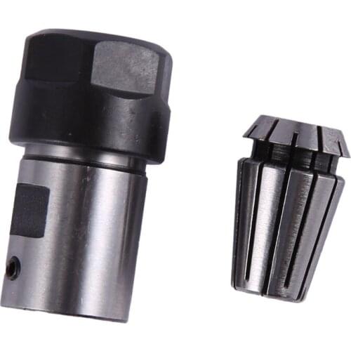 1Pcs C20 Er16 32L 8Mm Spindle Motor Clamp Rod + 1Pcs Er16-1/8(3.175)Mm Collet