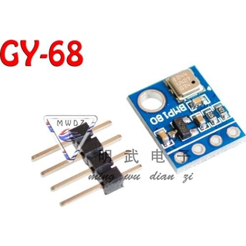 10pcs/lot GY-68 BMP180 Digital Barometric Pressure Sensor Board Module For arduino
