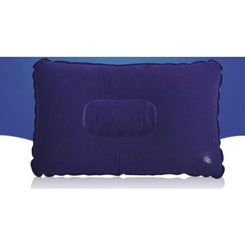 2Pcs Portable Inflatable PVC Nylon Air Pillow Sleep Cushion Convenient Ultralight Soft Pillow For Man And Women Travel Bedroom