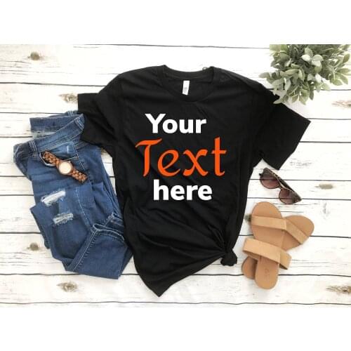 2020 Unsex Custom T-Shirt Custom Shirts for Women/Men Personalized Shirt Personalized T-Shirt